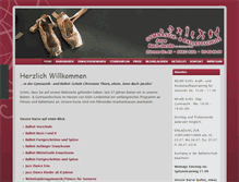 Tablet Screenshot of gymnastik-ballett.de
